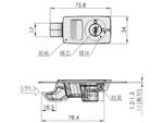 Рычажная защелка DK725-5