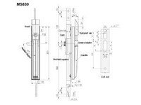 Секционный замок MS830/MS830-3