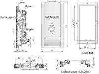 Панельный замок MS850-1