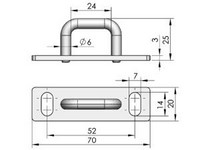 Панельный замок MS866-14