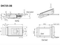 Рычажная защелка DK725