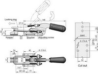 Рычажная защелка DK603