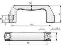 Ручка для шкафа LS520