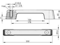 Ручка для шкафа LS523